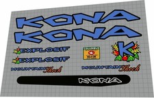 Kona explosif 1997 decal set - kona,