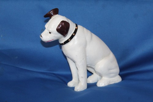 Cast metal hmv nipper - nipper, moneybox