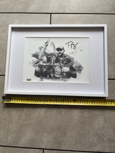 Tyson fury signed photo with - fury,