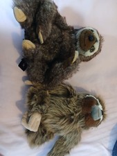 Vintage x2 Eco Earth Sloth Toys and Sofology Plush