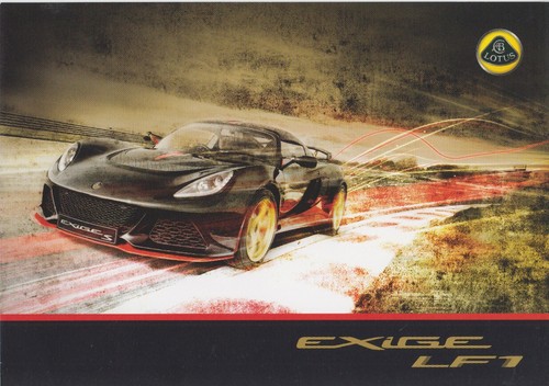 Lotus exige lf1 brochure 2014 - lotus, brochure,