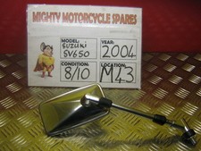 SUZUKI SV 650 SV650 BANDIT BURGMAN GSX MARAUDER RIGHT MIRROR (M43)