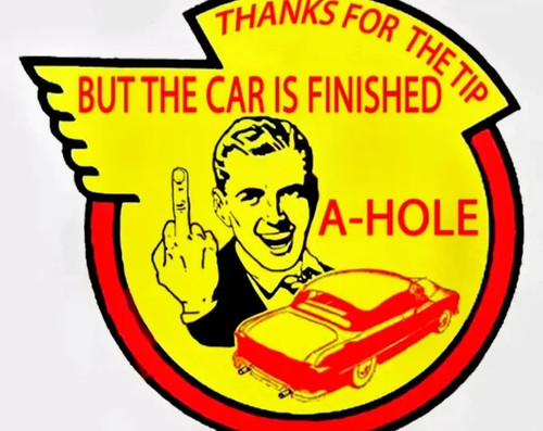 Funny warning rat fink - rat,