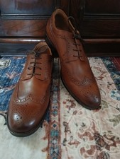 Clarks Brown Leather Lace Up