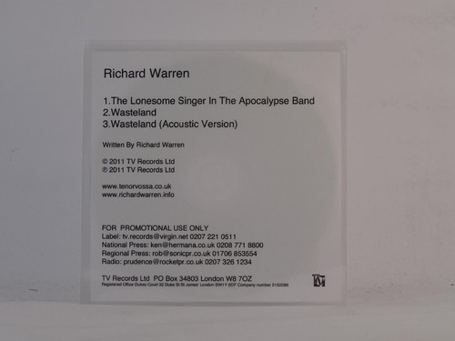 Richard warren the lonesome - warren,