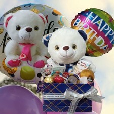  Teddy Bear Plush Hamper Box