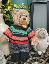 hand knitted teddy bear