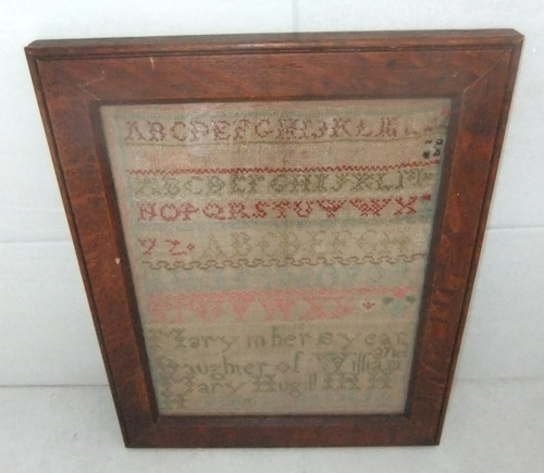 Antique early 19thc needlework - early,