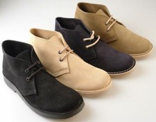 Mens Wide Fitting Desert Boots