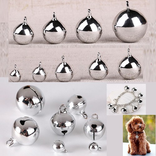 Silver jingle bells - jingle, bead