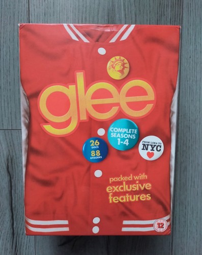 Glee dvd box set - box, 1-4