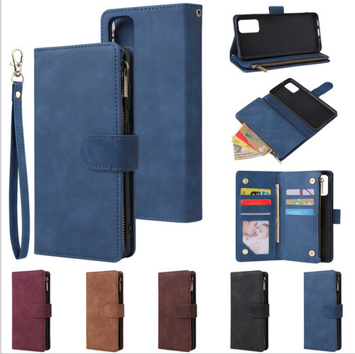 Zip leather wallet case - wallet, card