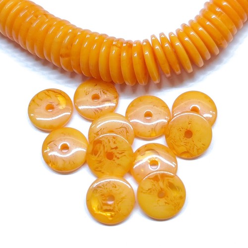 100pcs flat round resin - flat,