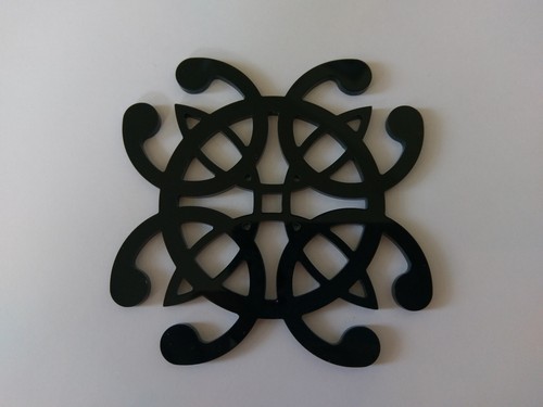 Acrylic drink coaster - ,, square