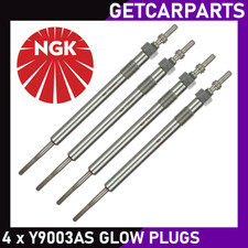 4 x NGK Y9003AS Glow Plugs for Alfa Romeo, Fiat, Vauxhall & More (See Desc.)