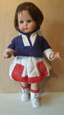 Luigi Furga  RARE Vintage 1950's Pastello Composition Doll  in Original Clothes