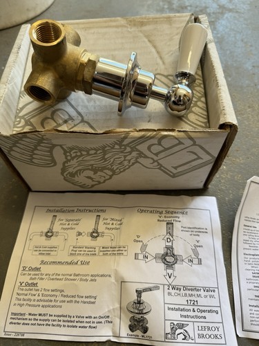 Lefroy brooks diverter valve - lefroy,