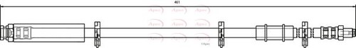 Brake hose tube - pipe, front