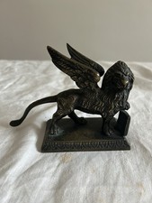 Brass Statue Of Winged Lion Of St Mark