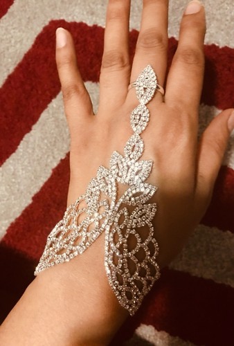 Silver clear white crystal - clear,