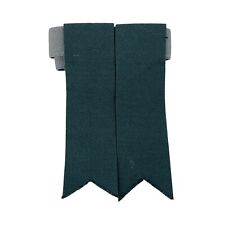 Set Of Dark Green Kilt Flashes By J Woods Highland Wear NEW