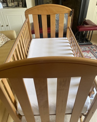 Solid wooden cot - solid, with