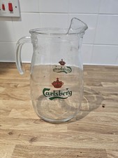 Carlsberg Glass Jug Four Pint