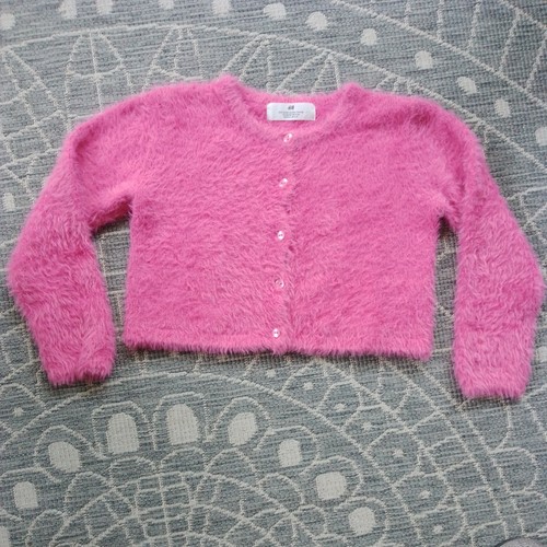 Girls pink fluffy cardigan - , by