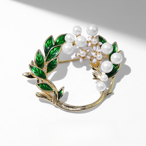 Pearls leaf green - pearls,