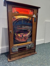 Antique Penny Arcade Machine “The Storm”