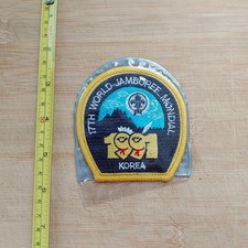 UK Scouting 17th World Scout Jamboree Korea UK Contingent Official Uniform Badge
