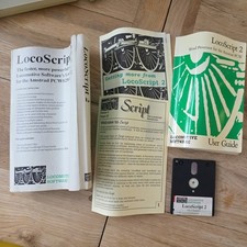 PCW 8256/8512/9512 - Locoscript User Guide Books & CF2 disk
