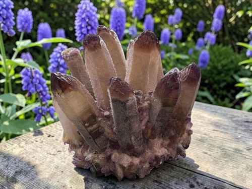 Rare natural smoky amethyst - rare,