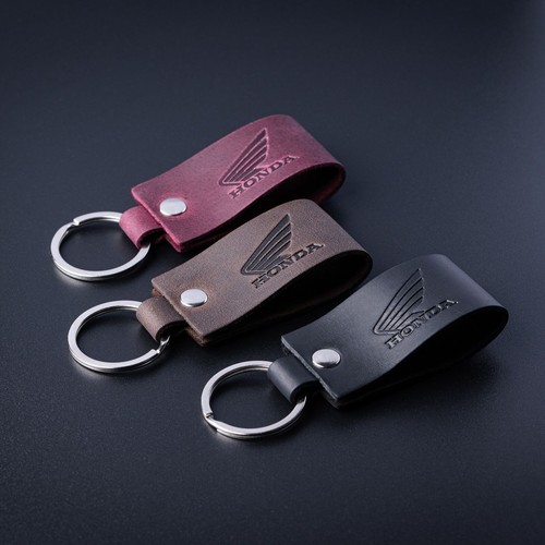 Leather keyring suitable - , for