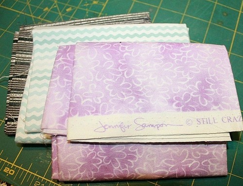 Three fat quarters scrap - three,
