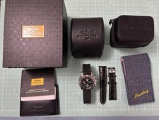 Super Avenger 2 A13371 - Black Dial Baton - extra strap, boxes, papers, - 2014
