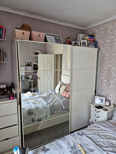 White door sliding ikea pax - white,