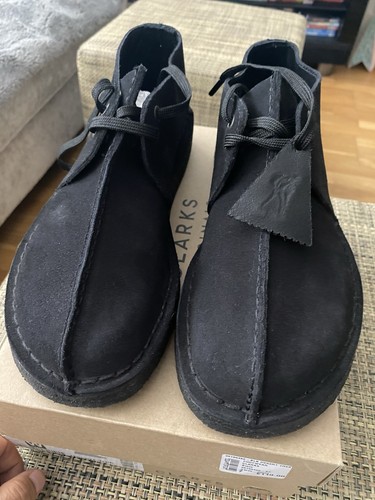Clarks desert trek mens black - mens,