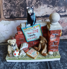 Colourbox Cats Teddy Collector Club Wall Special Sculpture Peter Fagan Vintage