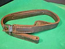 WW2 Original German Equipment MG34 Leather Carry Sling Strap  (Missing Clip )