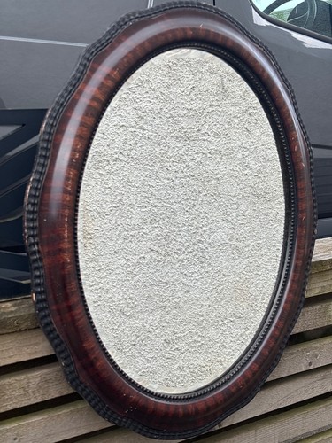 Vintage framed oval wall - framed,