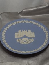 Vintage Wedgewood Blue Jasperware  1976 Plate