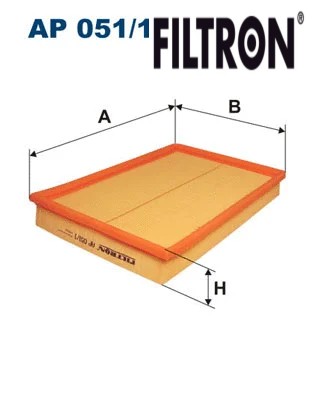 Air filter 051 filtron i - air, 051/1