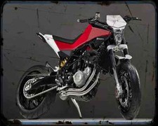 Husqvarna Nuda 900R 2 A4 Photo Print Motorbike Vintage Aged