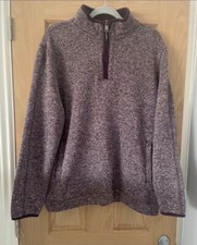 Maine fleece zip neck size