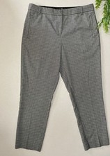 Ladies Next Grey Checked Crop