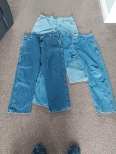 3 Pairs Jeans 40w X 30 Leg