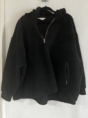 Primark black teddy borg - primark,