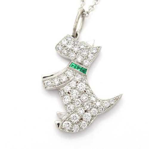 Tiffany dog diamond - &,
