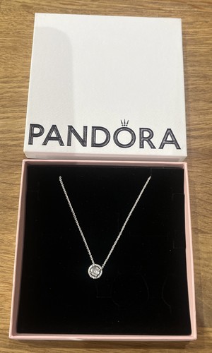 Pandora round sparkle necklace - pandora,